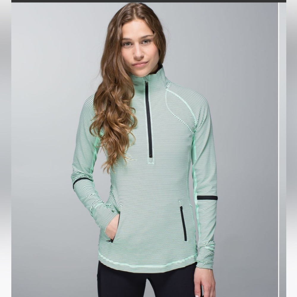 Lululemon Lululemon Race With Grace 1/2 Zip - Size 10